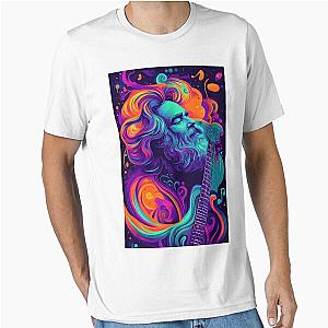 Jerry Garcia Psychedelic Art Poster T-Shirt