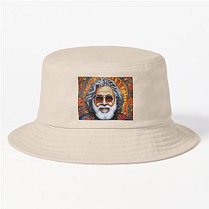 Jerry Garcia the God of Music Bucket Hat