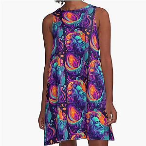 Jerry Garcia Psychedelic Art Dress