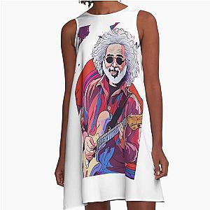 Jerry Garcia God of Music A-Line Dress