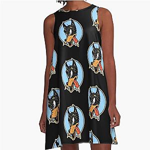 Lone Wolf Jerry Garcia Men's Black A-Line Dress
