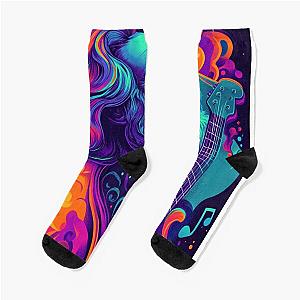 Jerry Garcia Psychedelic Art Poster