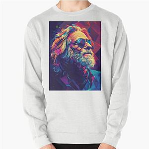 Psychelic Jerry Garcia Music Icon Pullover Sweatshirt