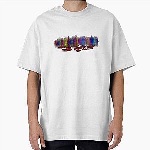 Deal Waveform Art, Jerry Garcia, Music Art, Rock Music Gift for Him or Her Oversized T-Shirt