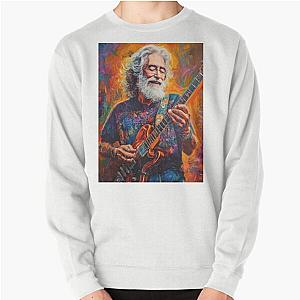 Vibrant Jerry Garcia Psychedelic Portrait T-Shirt Sweatshirt