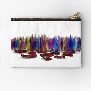 Deal Waveform Art Jerry Garcia Music Rock Gift for Him Her Zipper Pouch