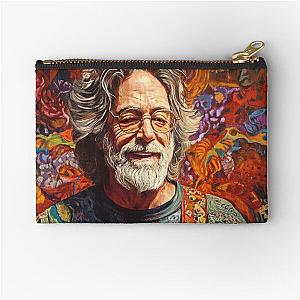 Psychedelic Jerry Garcia Art Grateful Dead Inspired Zipper Pouch