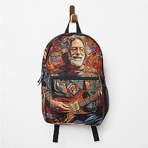 Psychedelic Jerry Garcia Art Grateful Dead Inspired Design Backpack