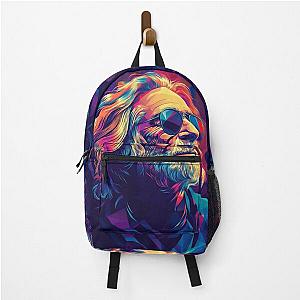 Psychedelic Jerry Garcia of a Music Icon Backpack