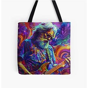 Jerry Garcia Musical Enlightenment All Over Print Tote Bag