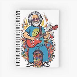 Jerry Garcia Musical Enlightenment Spiral Notebook