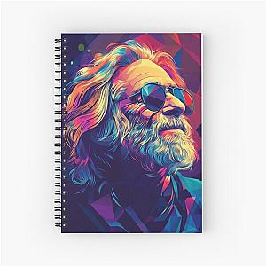 Psychedelic Jerry Garcia Spiral Notebook