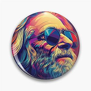 Psychedelic Music Icon Jerry Garcia Pin