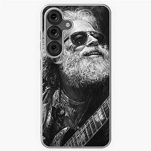 Iconic Jerry Garcia Portrait in Black and White Samsung Galaxy Case