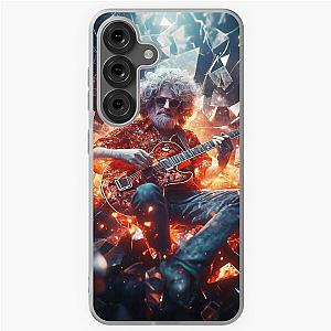 Jerry Garcia Explosive Music Icon in Glass Design for Samsung Galaxy Soft Case