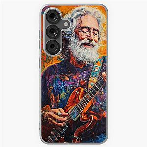 Vibrant Rock Legend Jerry Garcia Psychedelic Portrait Case Samsung Soft Touch