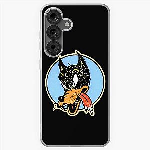 Lone Wolf Jerry Garcia Men's Black Tee Samsung Galaxy Case