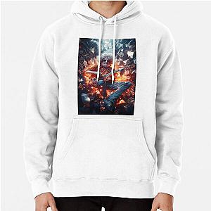 Jerry Garcia Explosive Music Icon in Design Pullover Hoodie