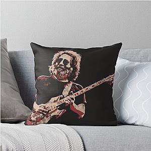Jerry Garcia Live Throw Pillow