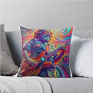 Jerry Garcia Musical Enlightenment Throw Pillow
