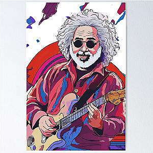 Jerry Garcia, God of Music Poster