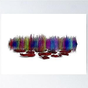 Deal Waveform Art Jerry Garcia Music Art Rock Music Poster for Him or Her