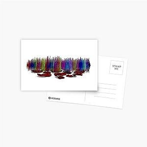 Deal Waveform Art, Jerry Garcia, Music Art, Rock Music Gift for Him or Her Postcard