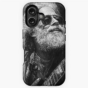 Iconic Jerry Garcia Portrait in Black iPhone Case