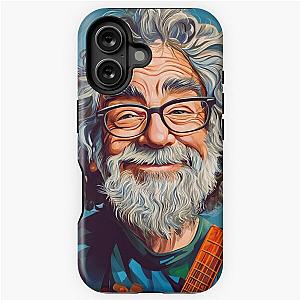 Jerry Garcia Caricature Artwork for Grateful Dead Fans iPhone Case