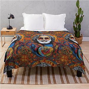 Jerry Garcia, God of Music Throw Blanket