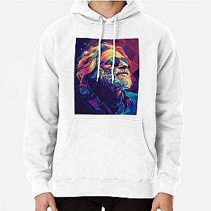 Psychedelic Jerry Garcia of a Music Icon Pullover Hoodie