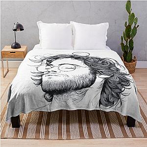 Jerry Garcia Art Throw Blanket