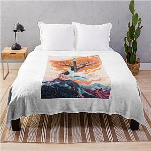 Jerry Garcia Inspired Psychedelic Guitar Wall Art & Throw Blanket