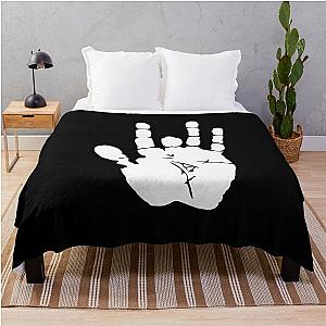Jerry Garcia Hand Throw Blanket