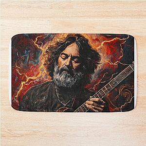 Epic Guitarist Artwork jerry Garcia Electrifying Passion Bath Mat