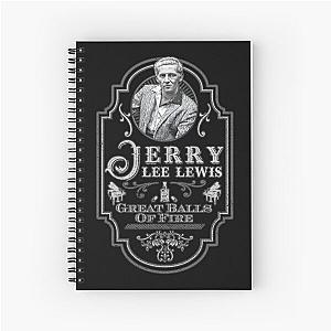 Jerry Lee Lewis Great Balls Of Fire Tribute Spiral Notebook