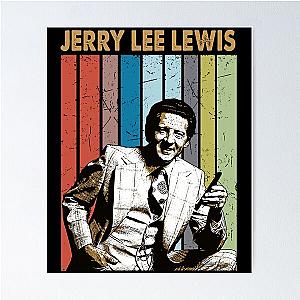 Jerry Lee Lewis American Country Music Guitarist Poster