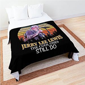 Some Of Us Grew Up Listening To  Jerry Lee Lewis The Cool Ones Still Do Vintage Comforter