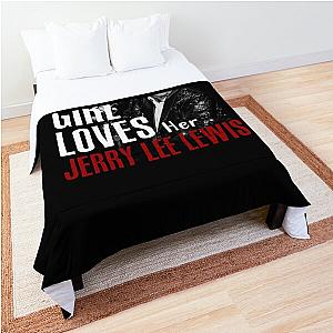 This Girl Loves Her Jerry Lee Lewis Comforter