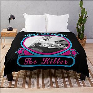 The Killer Jerry Lee Lewis Legend Throw Blanket