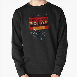 Jerry Lee Lewis  Retro Vintage Cassette Tape  Music Fanart Pullover Sweatshirt