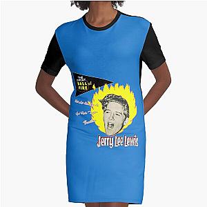 Jerry Lee Lewis The Great Ball Of Fire! Graphic T-Shirt Dress