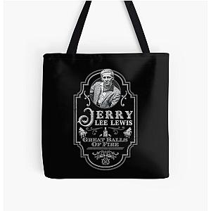Jerry Lee Lewis Great Balls Of Fire Tribute All Over Print Tote Bag
