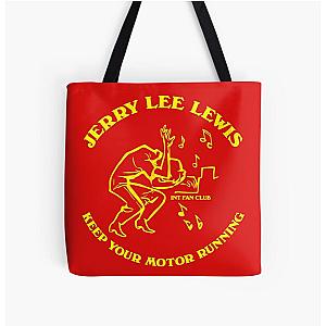 Jerry Lee Lewis - Keep Your Motor Running All Over Print Tote Bag