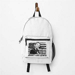 Retro American Flag Jerry Lee Lewis Music Gift Backpack