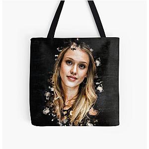 Jessica Alba Splatter Painting Tote Bag
