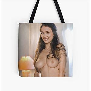 Jessica Alba All Over Print Tote Bag