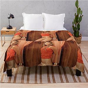 Jessica Alba Vintage Throw Blanket