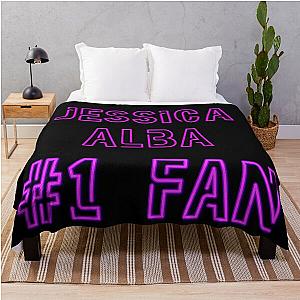 Jessica Alba Fan Throw Blanket