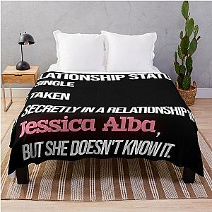 Relationship with Jessica Alba Blanket
